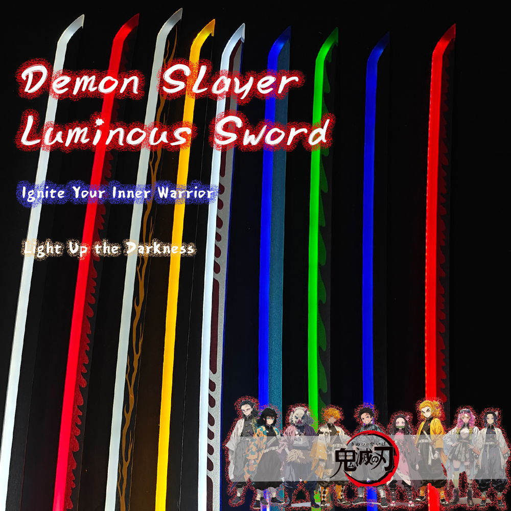 Demon Slayer Glow Sword – LED Light-Up Anime Replica