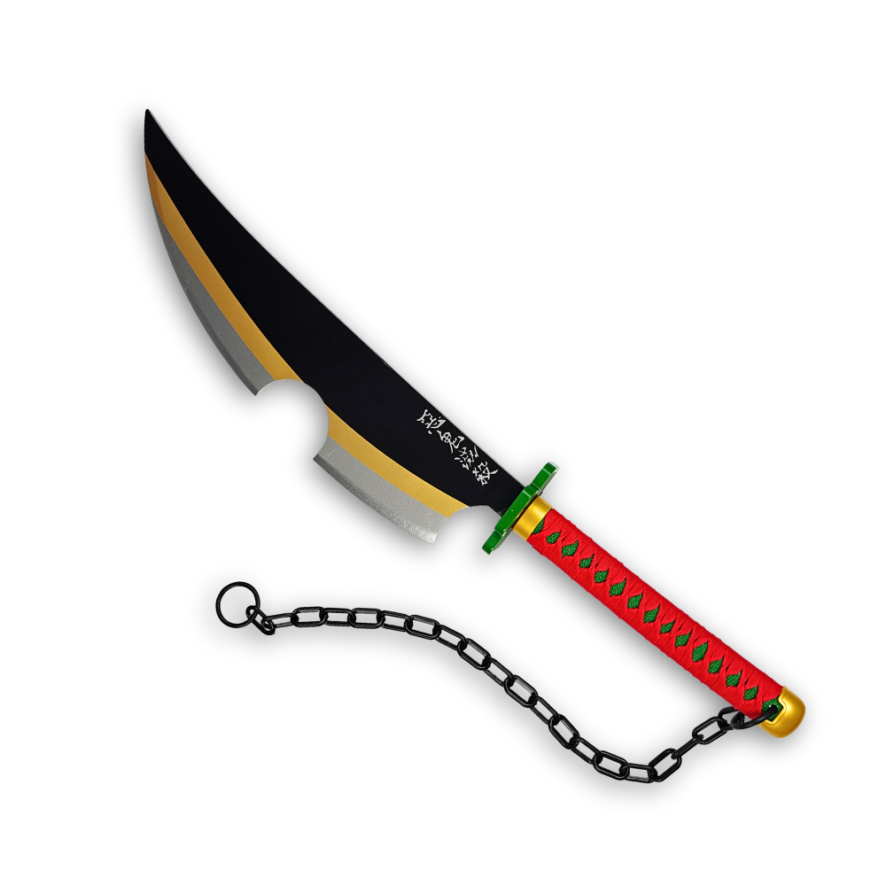 Tengen Uzui's Dual Nichirin Sword Pair (Wood)
