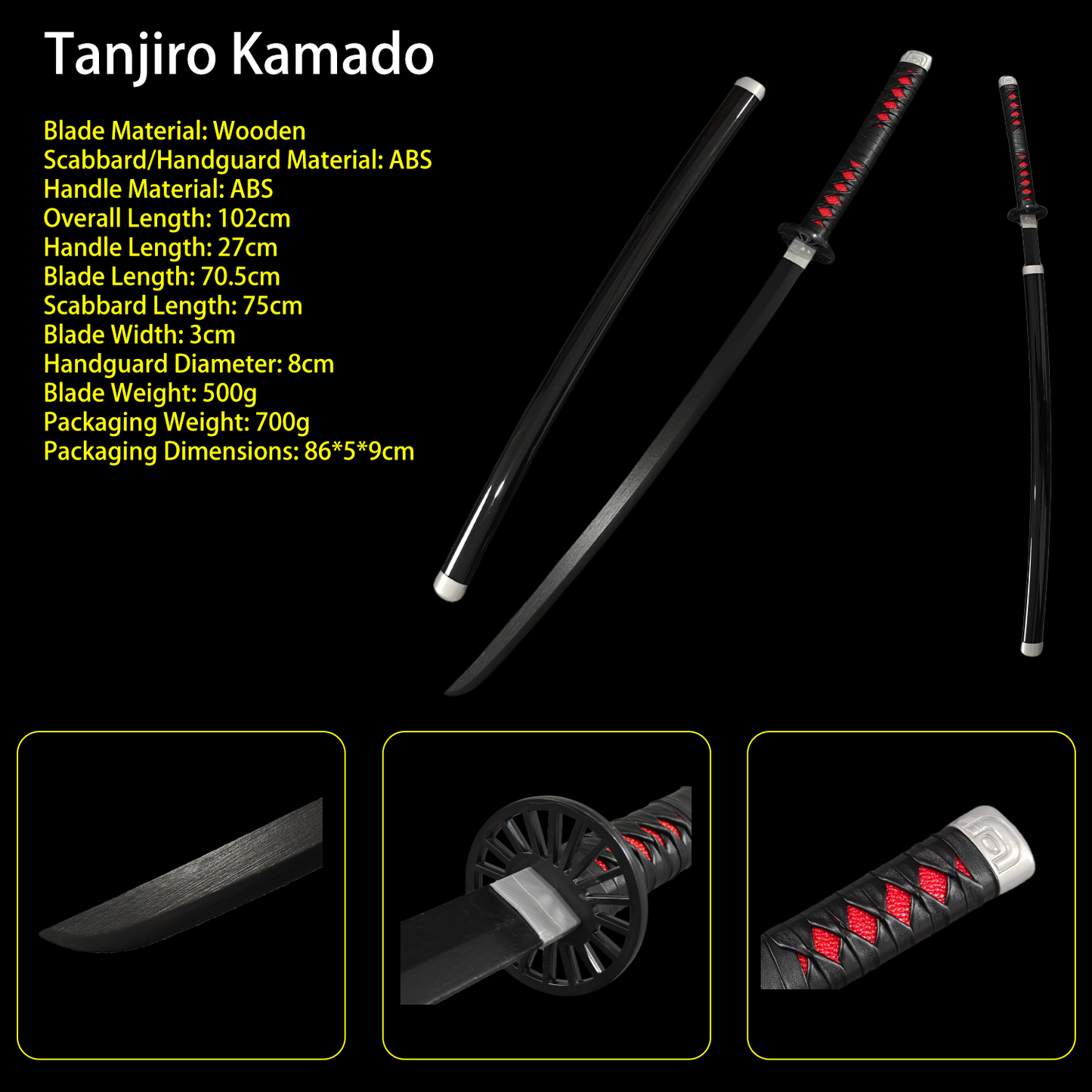 Demon Slayer Sword – Nichirin Blade Wooden Anime Replica