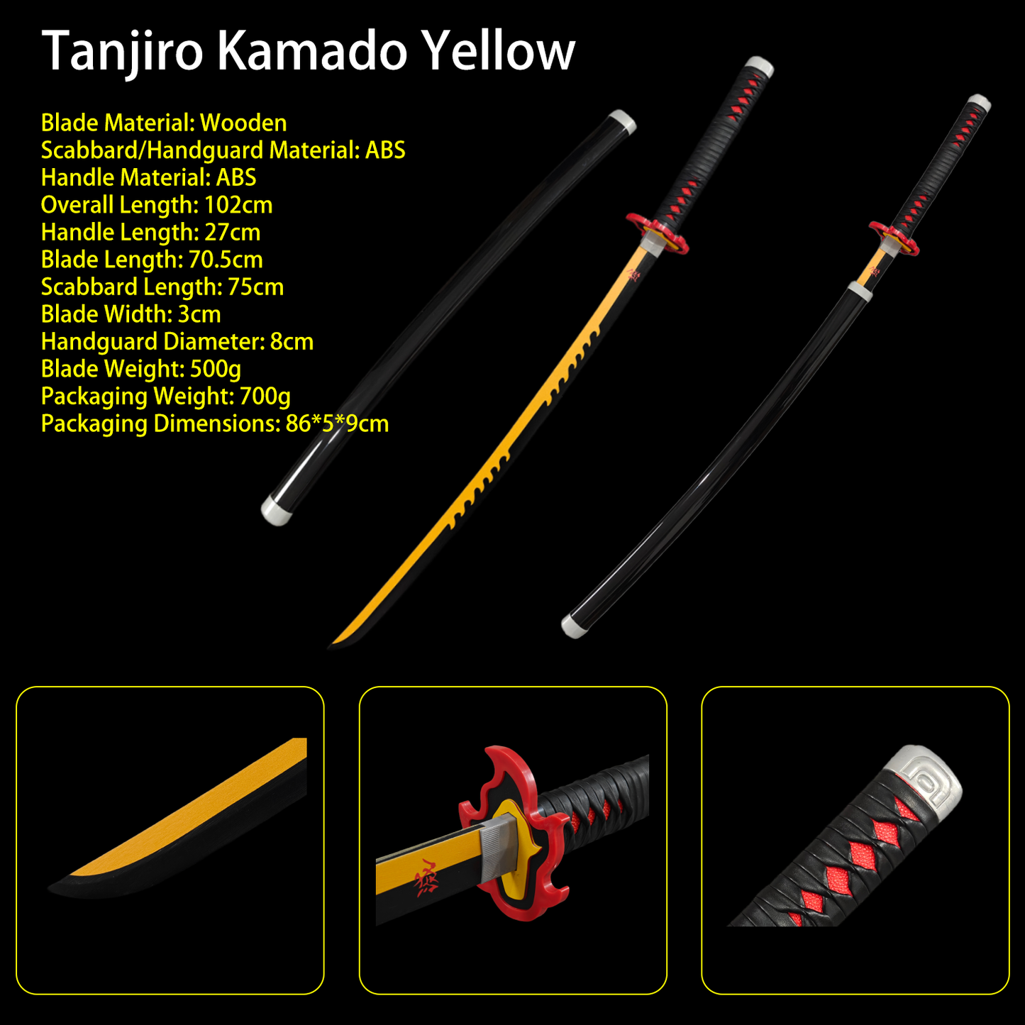 Demon Slayer Sword – Nichirin Blade Wooden Anime Replica