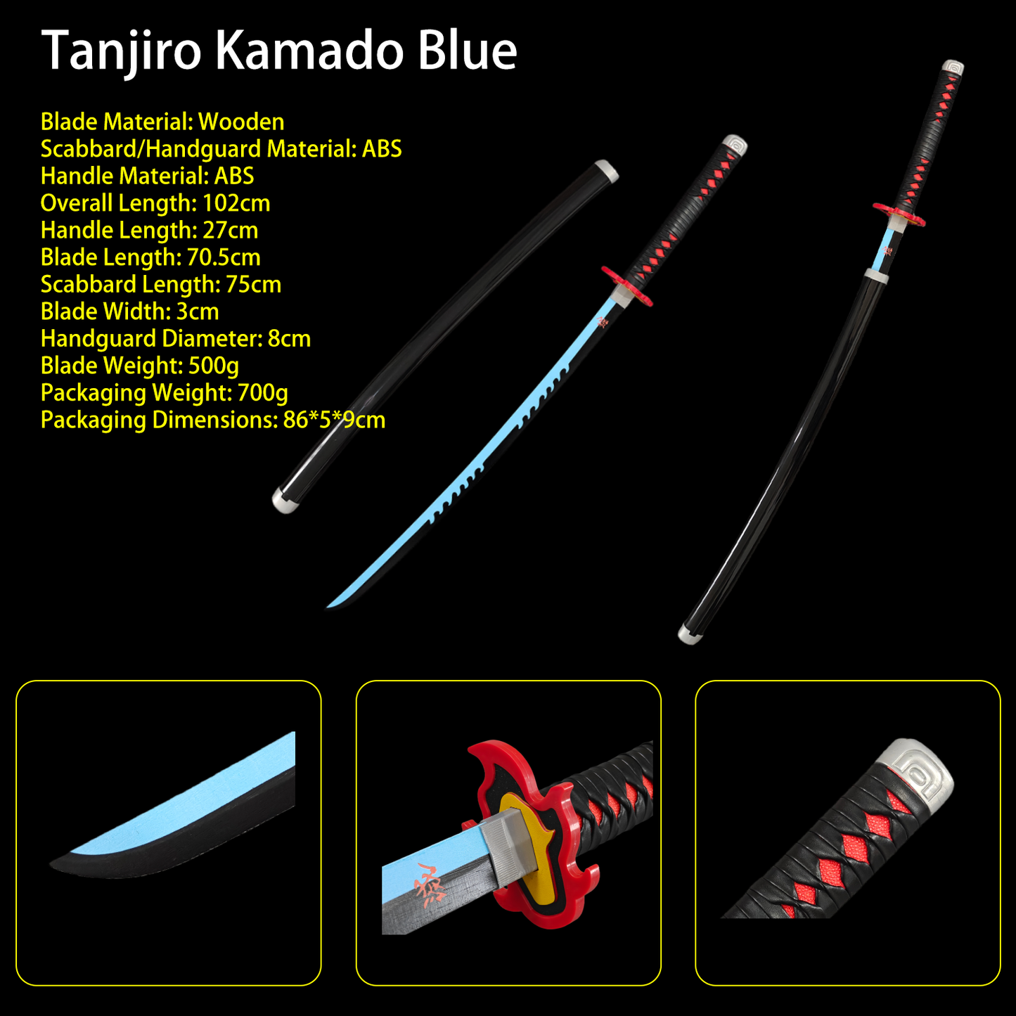 Demon Slayer Sword – Nichirin Blade Wooden Anime Replica