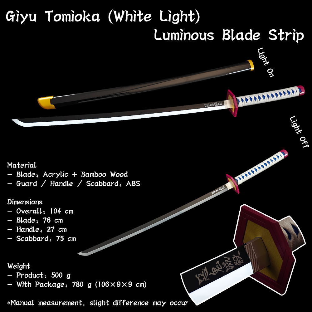 Demon Slayer Glow Sword – LED Light-Up Anime Replica