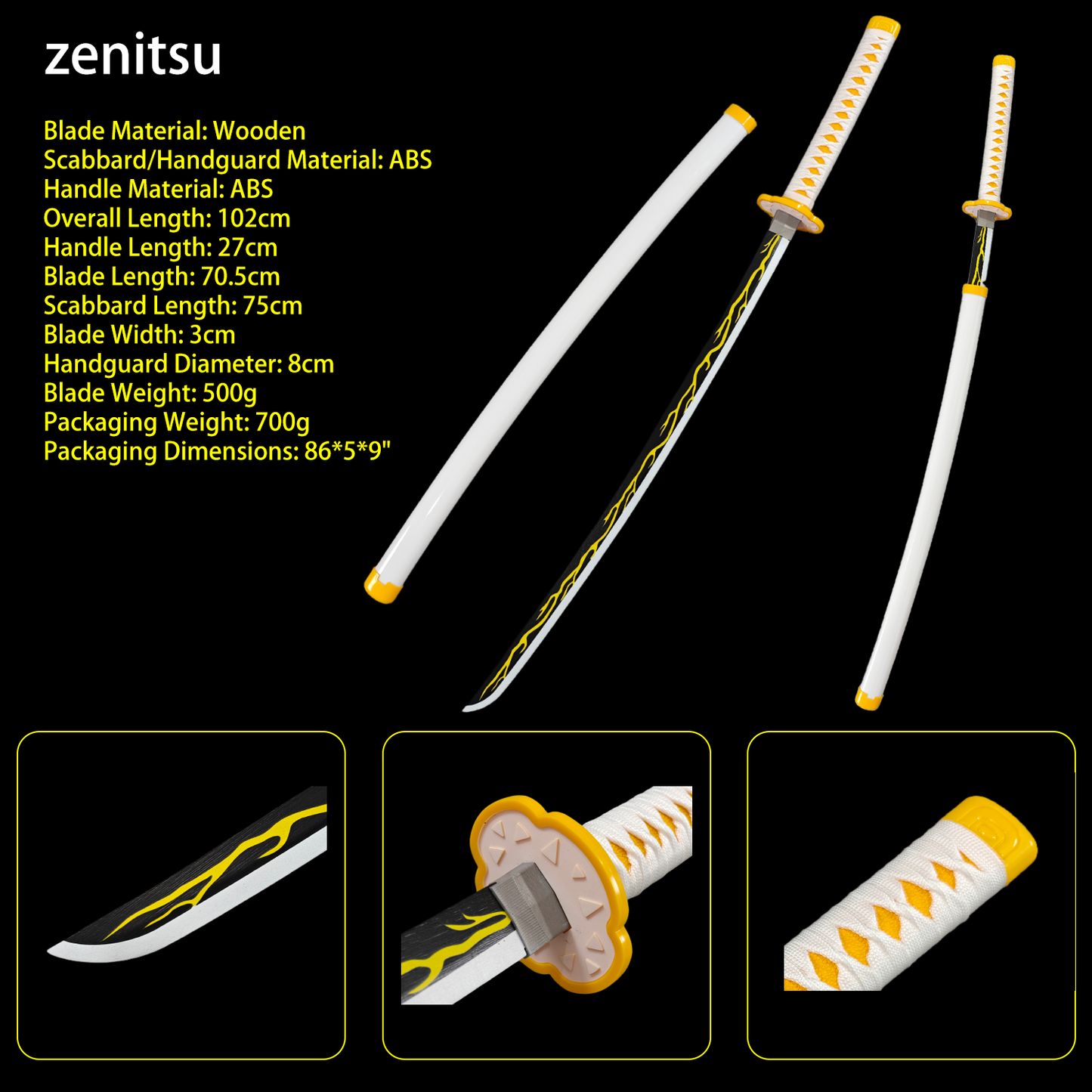 Demon Slayer Sword – Nichirin Blade Wooden Anime Replica