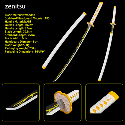 Demon Slayer Sword – Nichirin Blade Wooden Anime Replica
