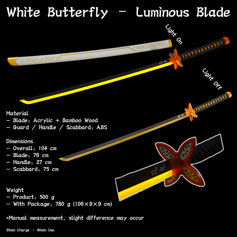 Demon Slayer Glow Sword – LED Light-Up Anime Replica