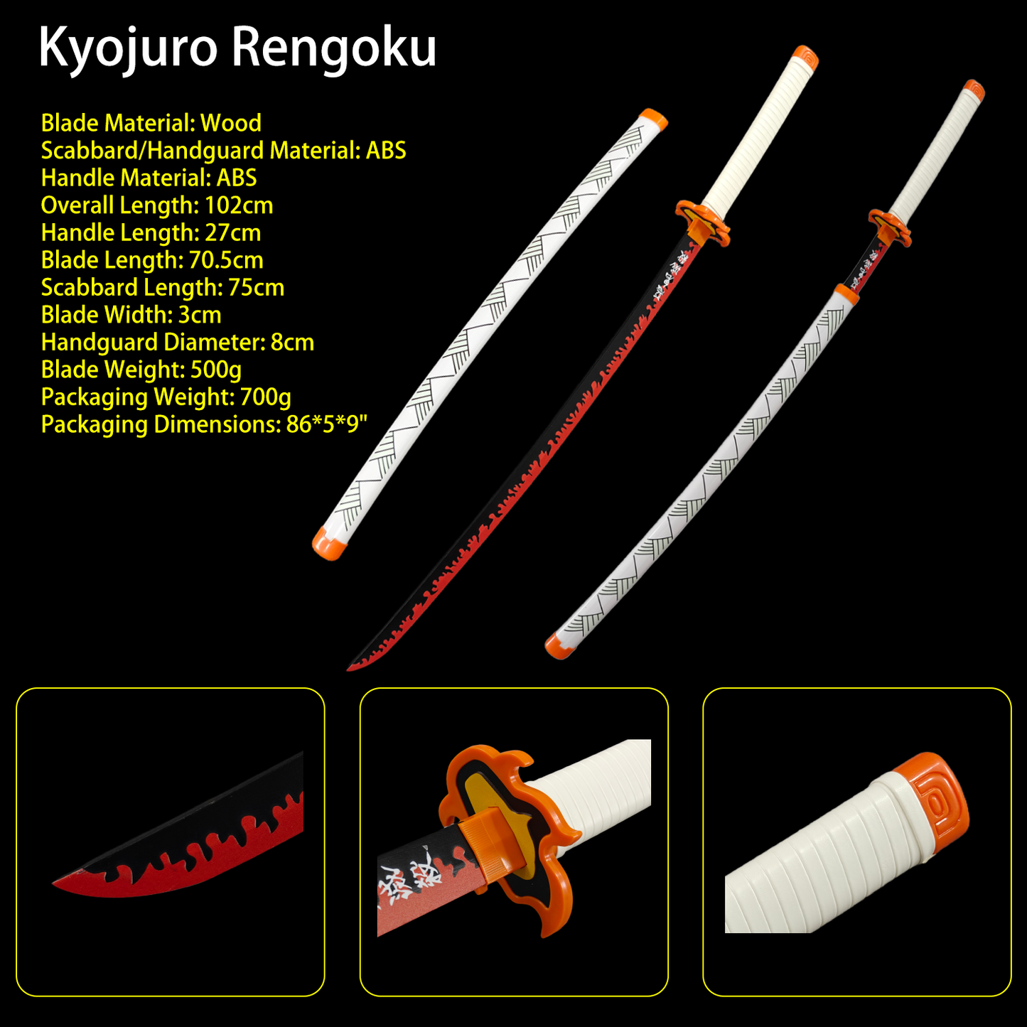 Demon Slayer Sword – Nichirin Blade Wooden Anime Replica