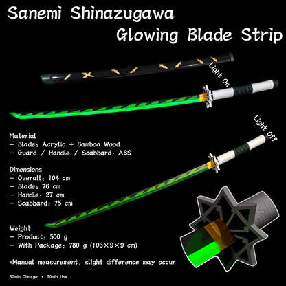 Demon Slayer Glow Sword – LED Light-Up Anime Replica