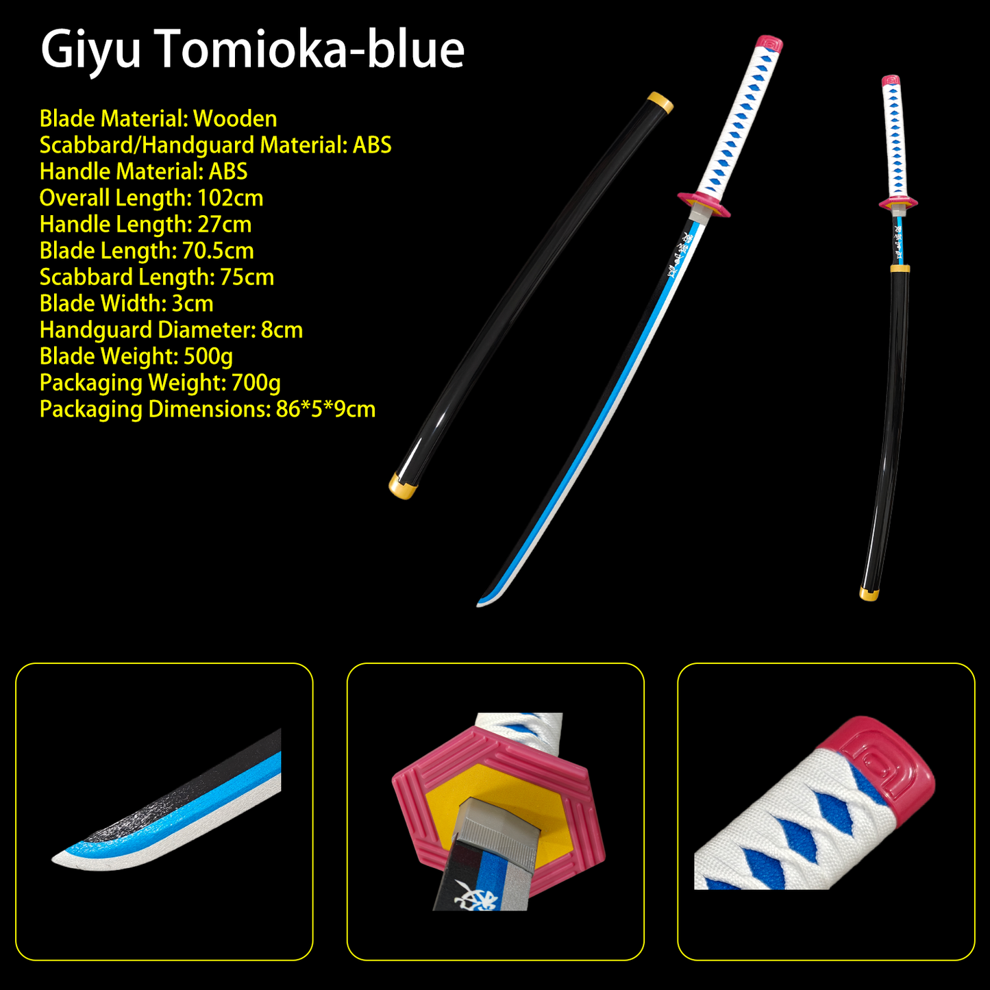 Demon Slayer Sword – Nichirin Blade Wooden Anime Replica