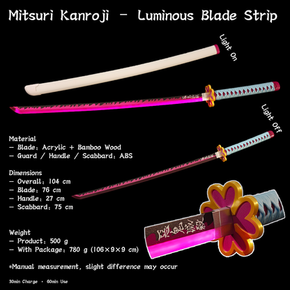 Demon Slayer Glow Sword – LED Light-Up Anime Replica