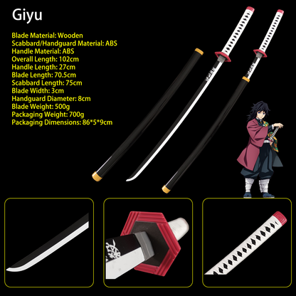 Demon Slayer Sword – Nichirin Blade Wooden Anime Replica