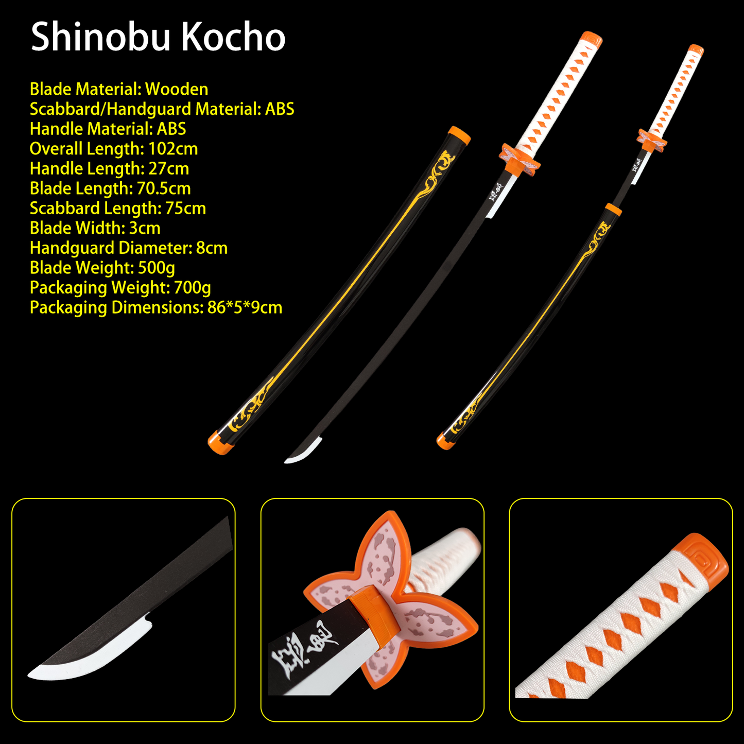 Demon Slayer Sword – Nichirin Blade Wooden Anime Replica