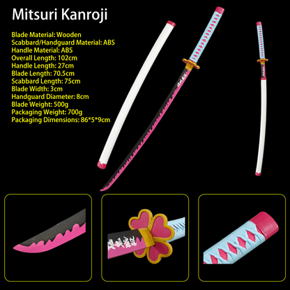 Demon Slayer Sword – Nichirin Blade Wooden Anime Replica