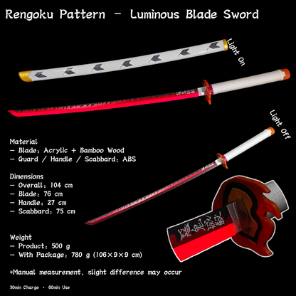 Demon Slayer Glow Sword – LED Light-Up Anime Replica
