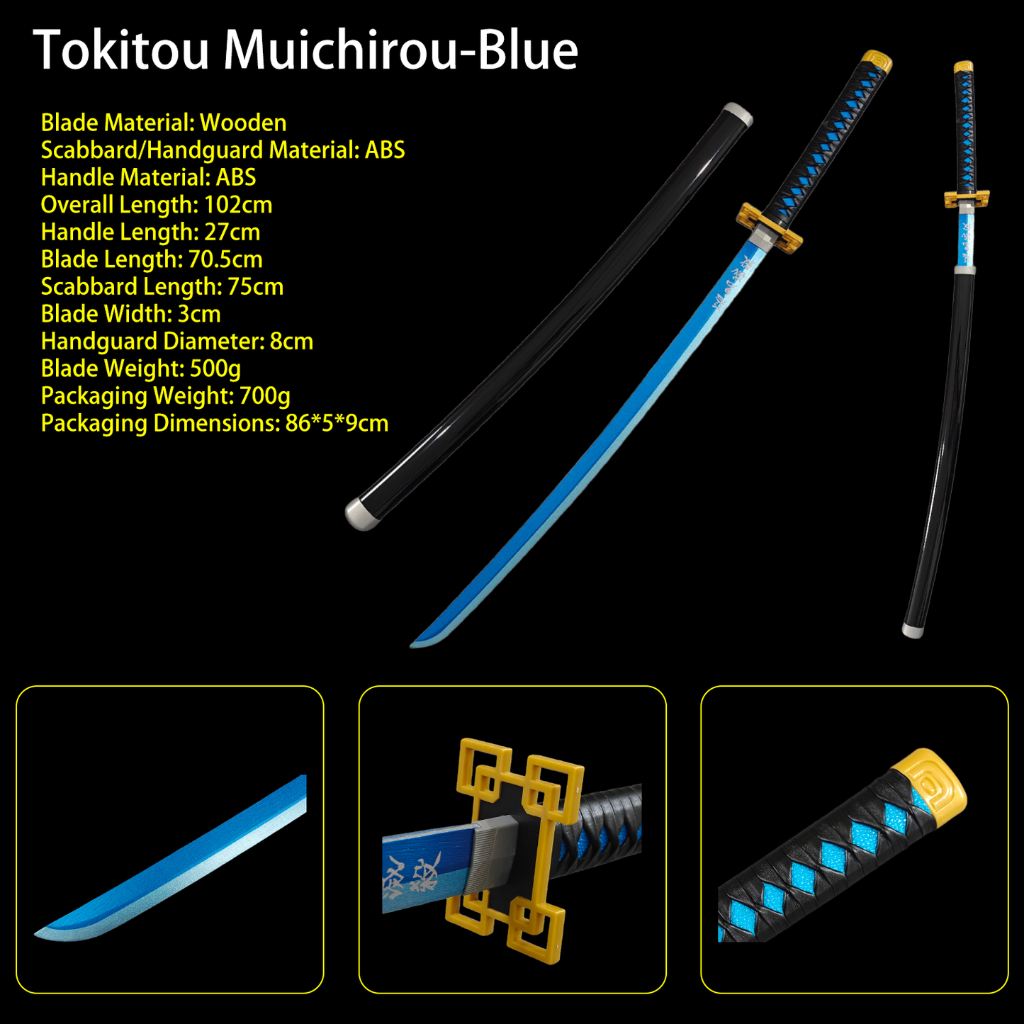 Demon Slayer Sword – Nichirin Blade Wooden Anime Replica