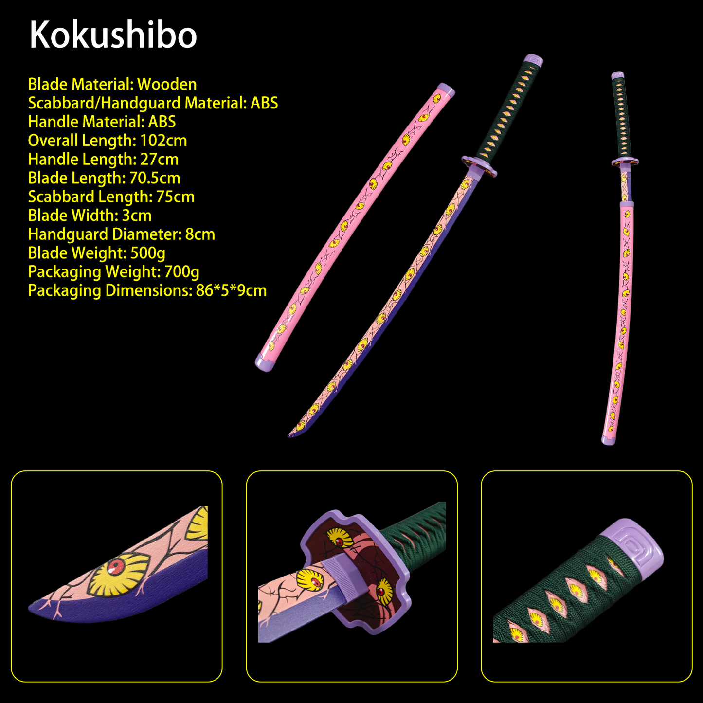 Demon Slayer Sword – Nichirin Blade Wooden Anime Replica