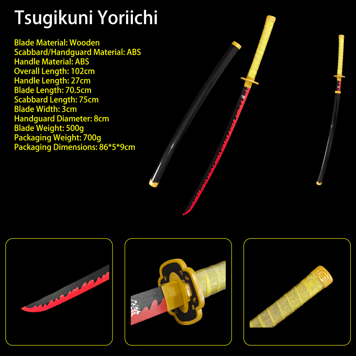 Demon Slayer Sword – Nichirin Blade Wooden Anime Replica