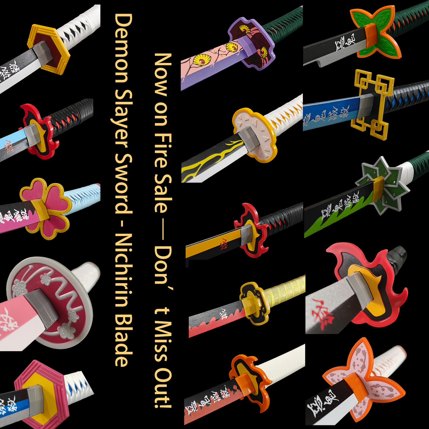 Demon Slayer Sword – Nichirin Blade Wooden Anime Replica